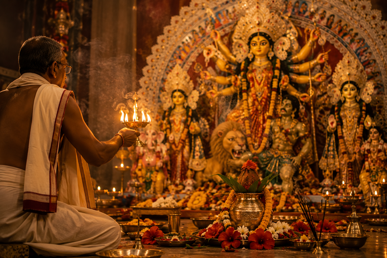 Maha Shasthi: The Beginning of the Divine Celebration