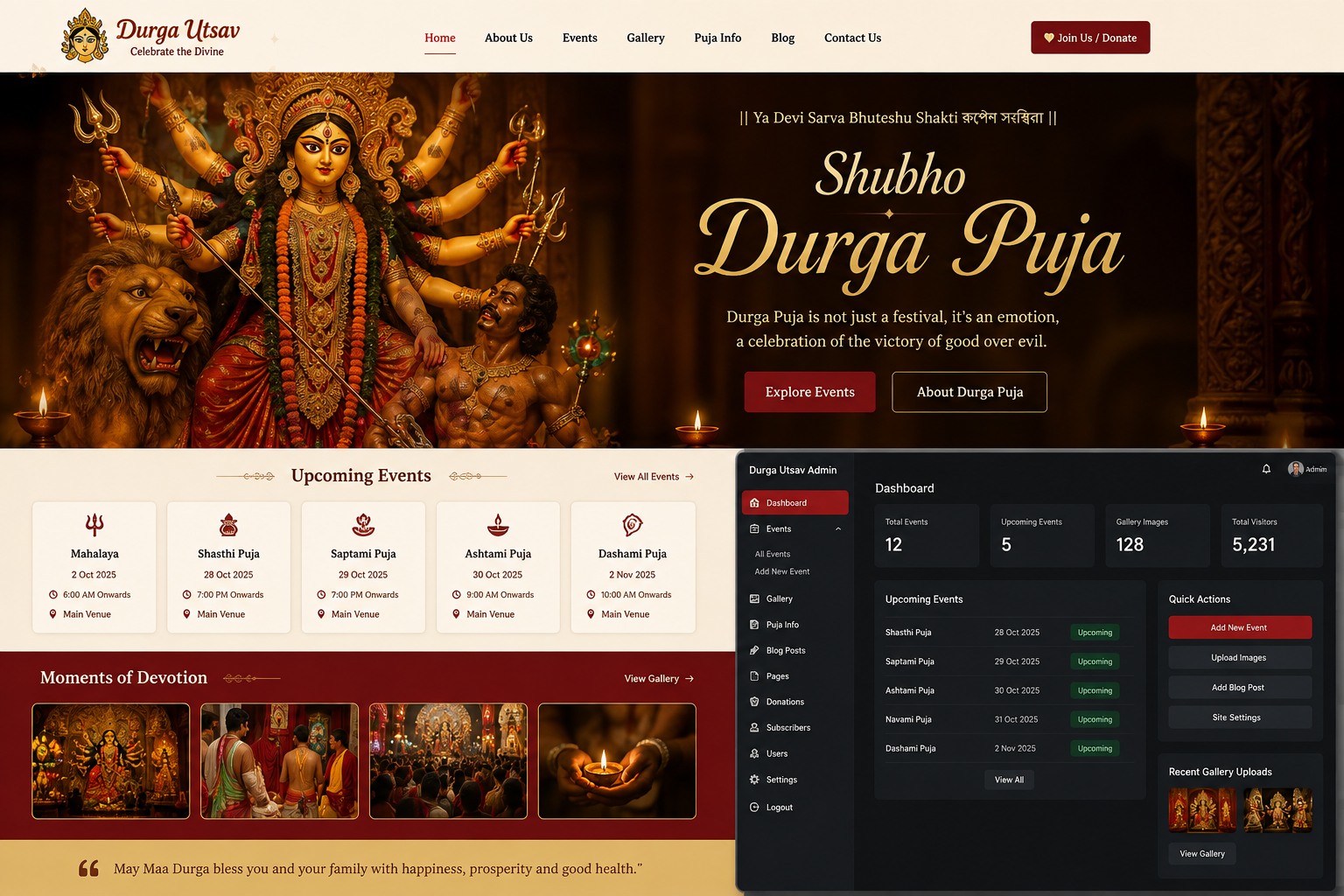 Maha Shasthi Celebration 33